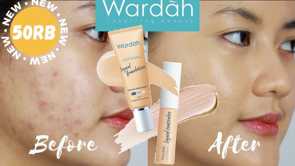 Review Jujur Foundation dan Concealer Wardah di Bawah 50 Ribu untuk Wajah Lebih Putih, tanpa Noda Hitam