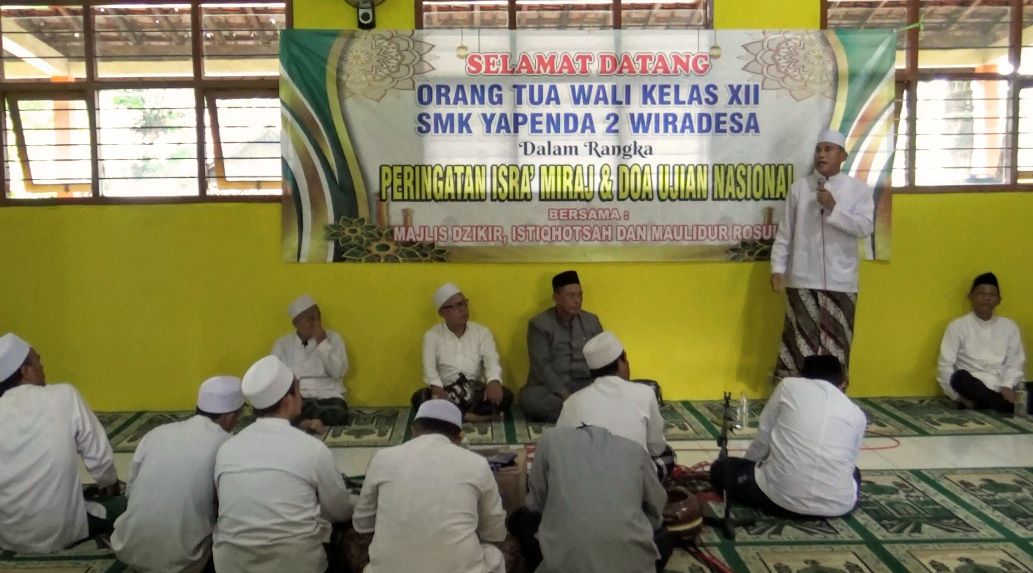 Isra' Mi'raj dan Ujian Nasional, Upaya SMK Yapenda 2 Wiradesa Siapkan Mental Spiritual Siswa