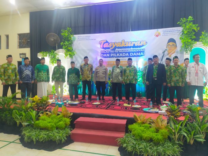 Tasyakuran Milad ke-112 Muhammadiyah dan Pilkada Damai, Ketua PDM Pekalongan Apresiasi Kinerja Polisi