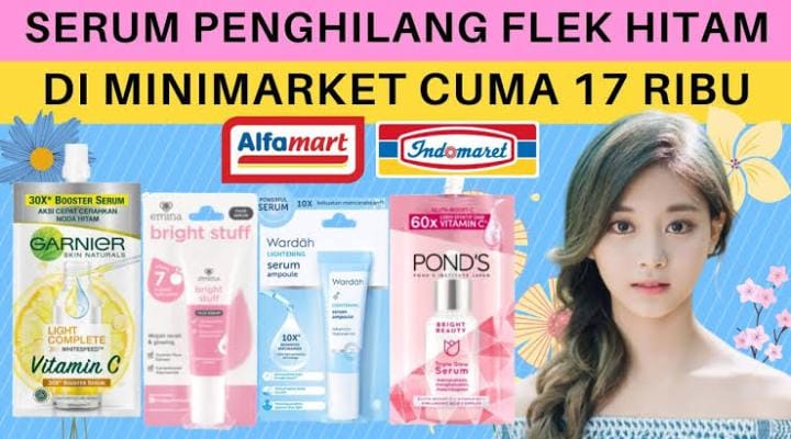 5 Serum Wajah Termurah di Indomaret, Bikin Kulit Cerah Bebas Flek Hitam dan Awet Muda