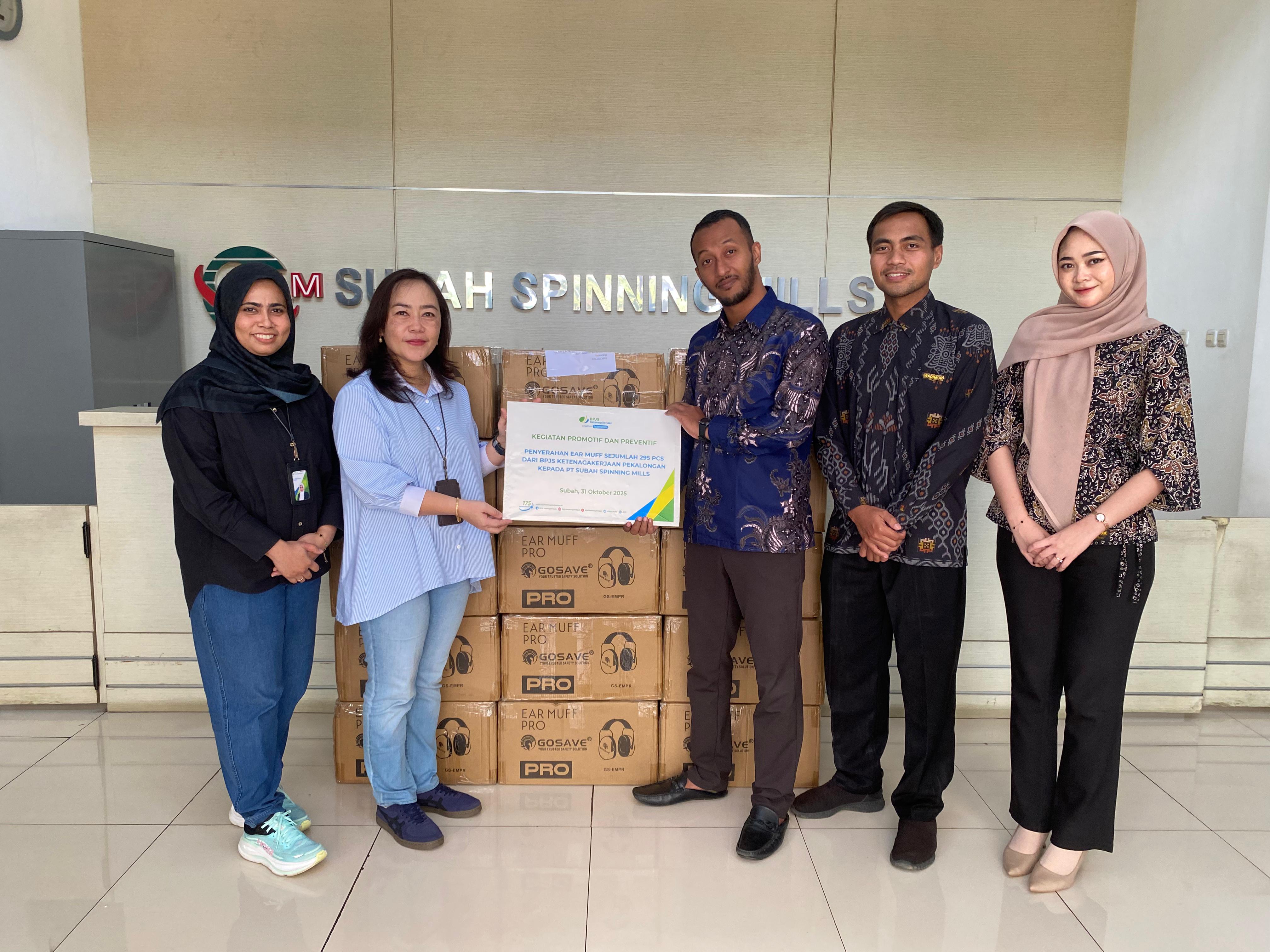 BPJS Ketenagakerjaan Dorong Keselamatan Kerja Lewat Program Promotif–Preventif di Pekalongan