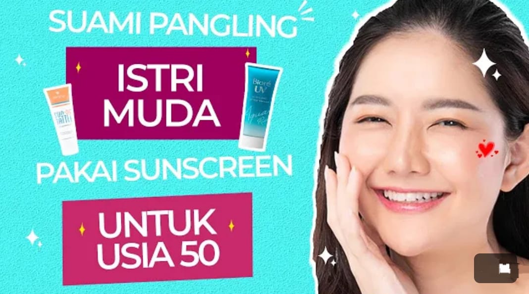 3 Sunscreen yang Cocok untuk Usia 50 Tahun Ke Atas, Hilangkan Flek Hitam Kerutan dan Pori Besar jadi Mulus