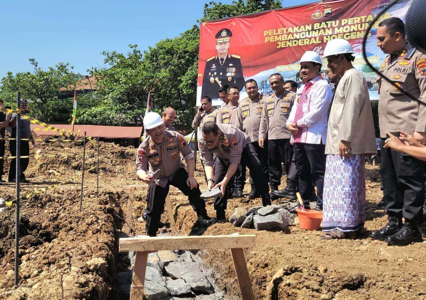 Pembangunan Monumen Hoegeng di Kota Pekalongan Resmi Dimulai