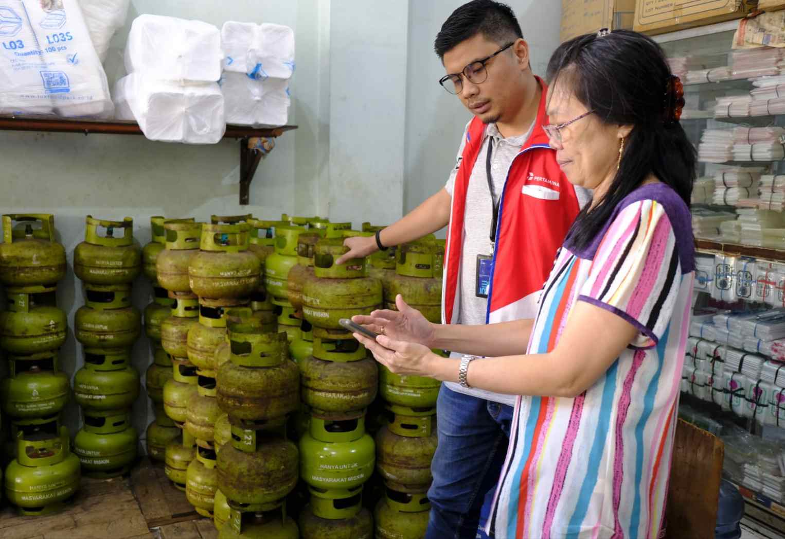 Pastikan Pasokan LPG Aman, Pertamina Patra Niaga JBT Lakukan Sidak ke Lapangan