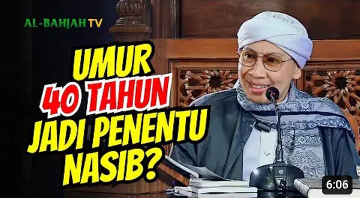 Apa Benar Jika Umur 40 Tahun Belum Sukses, Hidupnya Nggak Bakal Sukses? Buya Yahya Bilang Begini