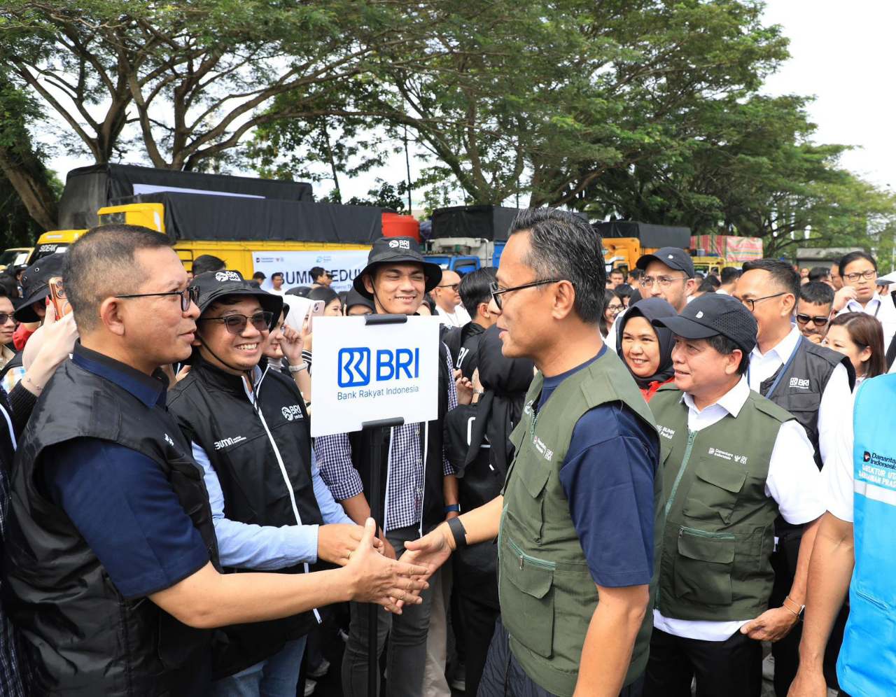 Komitmen Nyata BUMN Peduli, BRI Terjunkan Relawan dan Tegaskan Dukungan Jangka Panjang Pemulihan Bencana