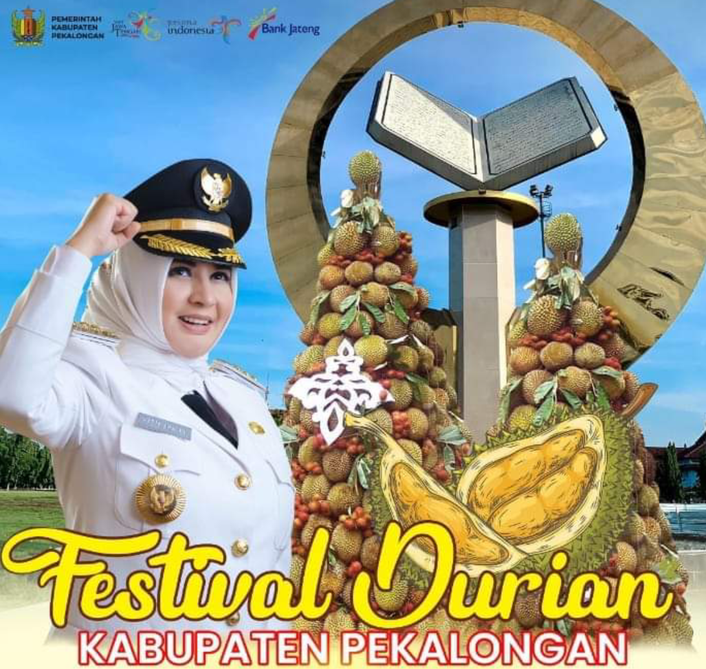 Festival Durian Kabupaten Pekalongan di Alun-alun Kajen Sediakan 2.000 Buah Durian Gratis
