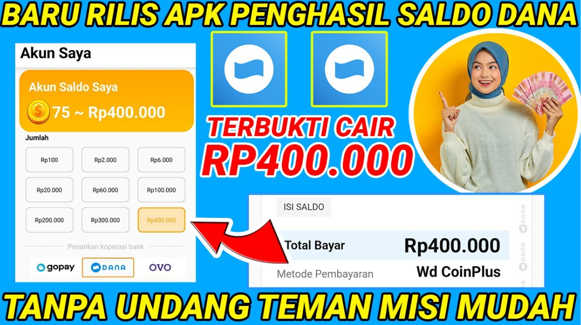 5 Cara Cepat Dapat Saldo Dana Gratis Langsung Cair, Auto Cuan Cuma Modal Rebahan, Buktikan Sendiri!