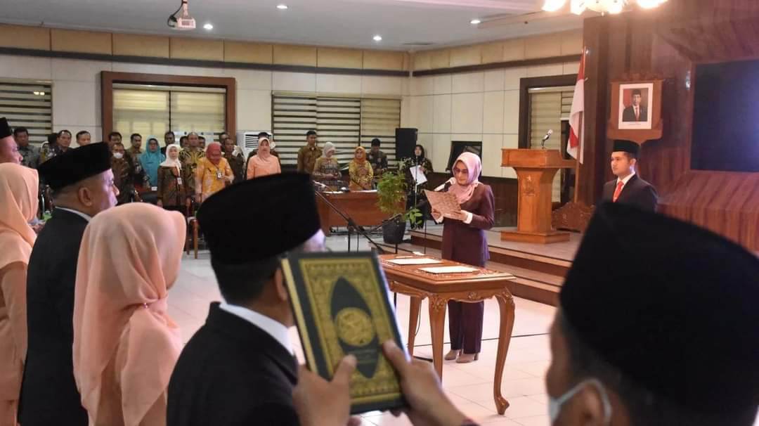 Bupati Pekalongan Fadia Arafiq Lantik 78 Pejabat Struktural Guna Sukseskan Program Visi Misi