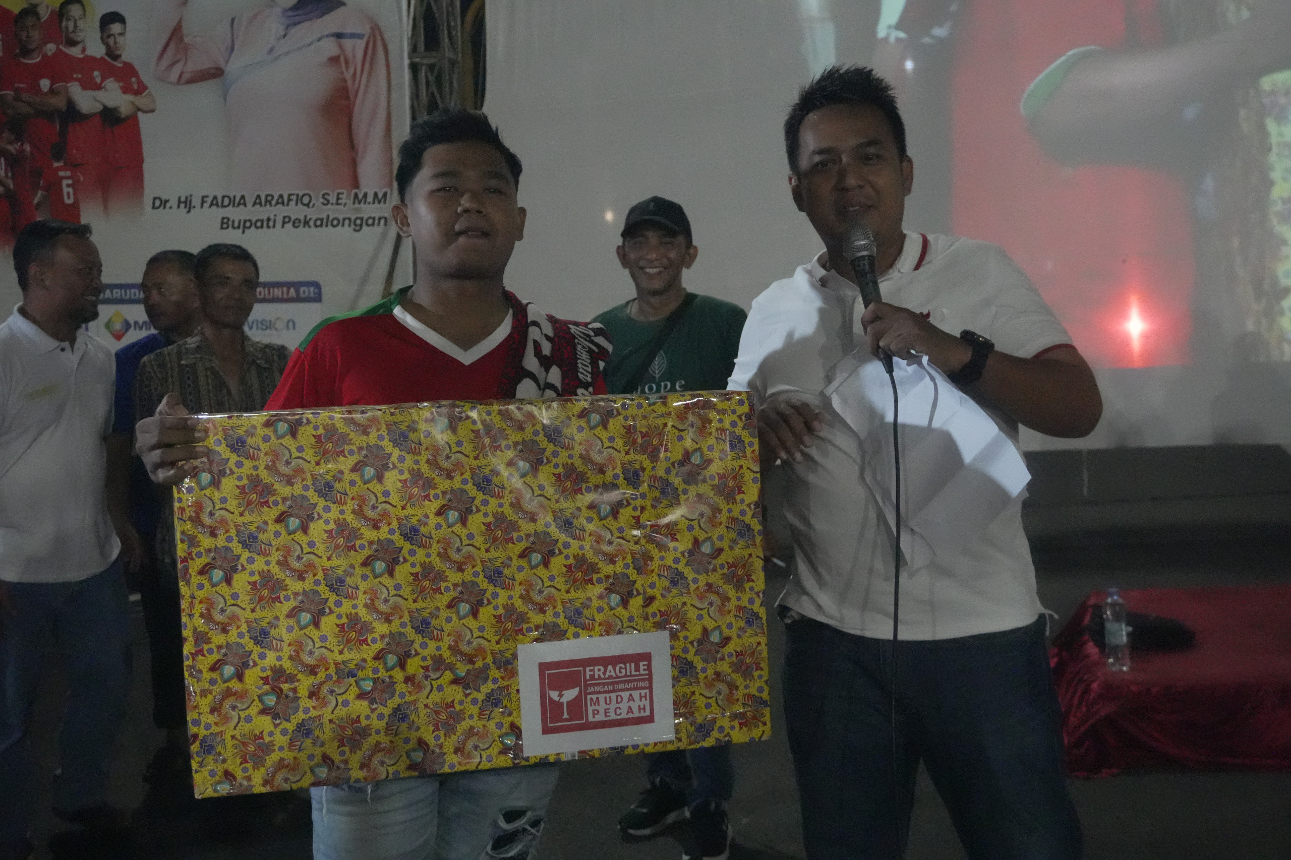 Nobar Timnas Indonesia, Pemkab Pekalongan Sediakan Puluhan Doorprize