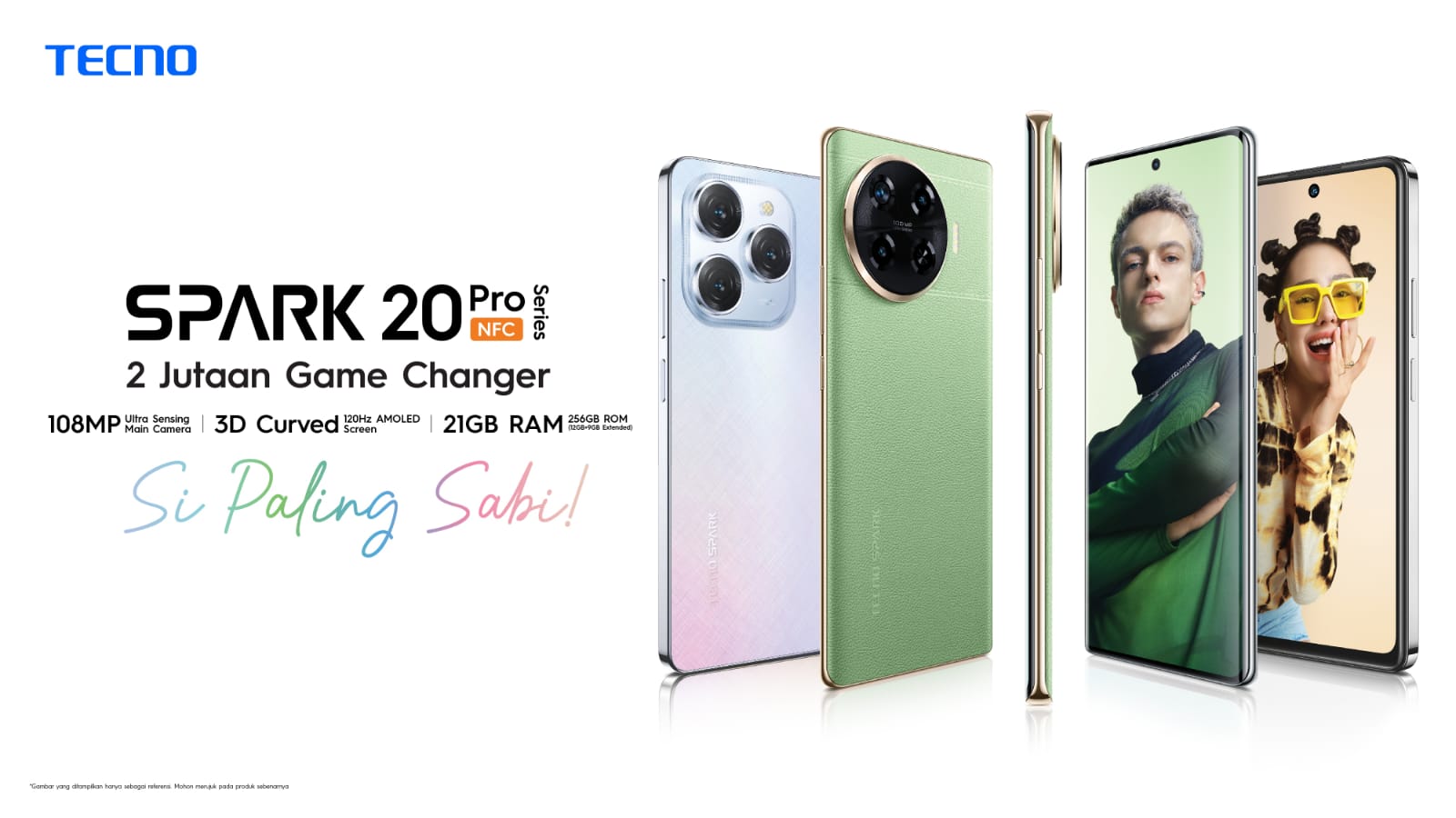 2 Jutaan Game Changer, TECNO SPARK 20 Pro Series Si Paling Sabi Ajak Anak Muda Berkreasi Meluncur 27 Februari 