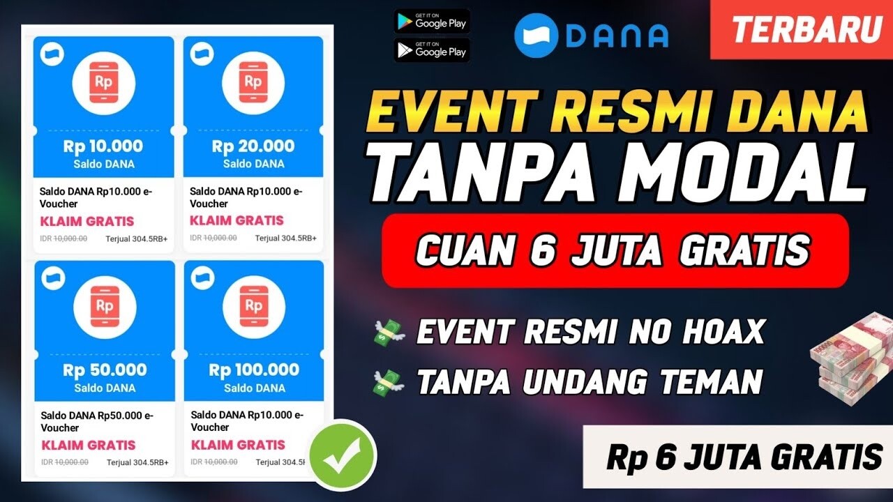 NgabubuRich! Raih Saldo DANA Gratis hingga Rp850 Juta di Event Spesial Ramadan, Begini Caranya