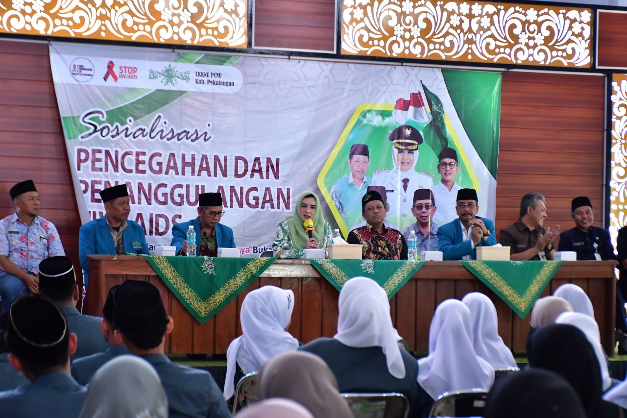 Bupati Fadia Arafiq Sosialisasikan Bahaya HIV/AIDS di PCNU Kabupaten Pekalongan