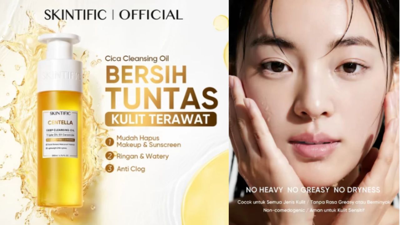 BARU! Review Cleansing Oil Terbaru Skintific, Kulit Bersih Secara Tuntas dalam 30 Detik