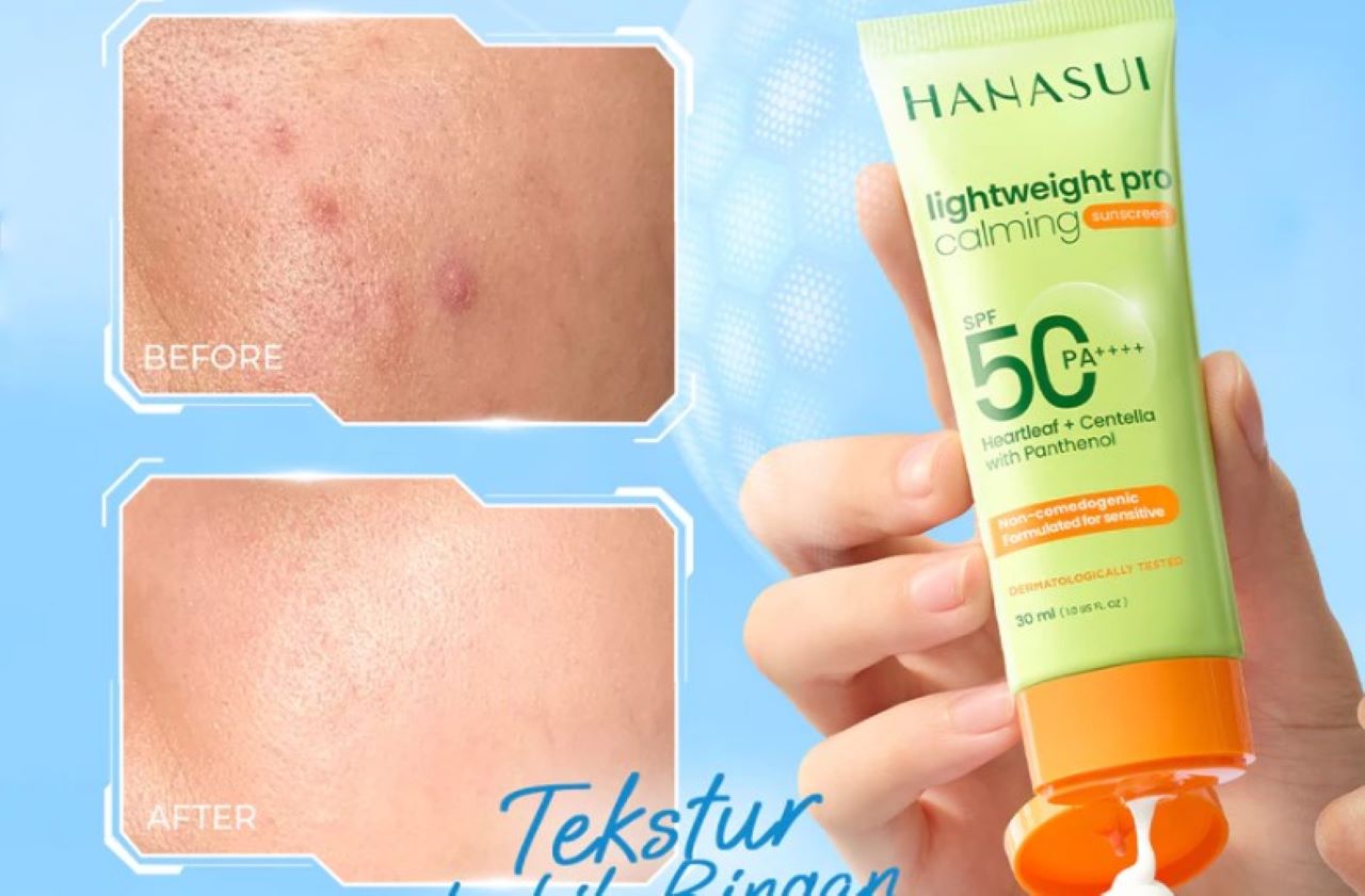 Rekomendasi Sunscreen Hanasui untuk Kulit Berjerawat yang Bikin Tampilan Membaik dalam 14 Hari 