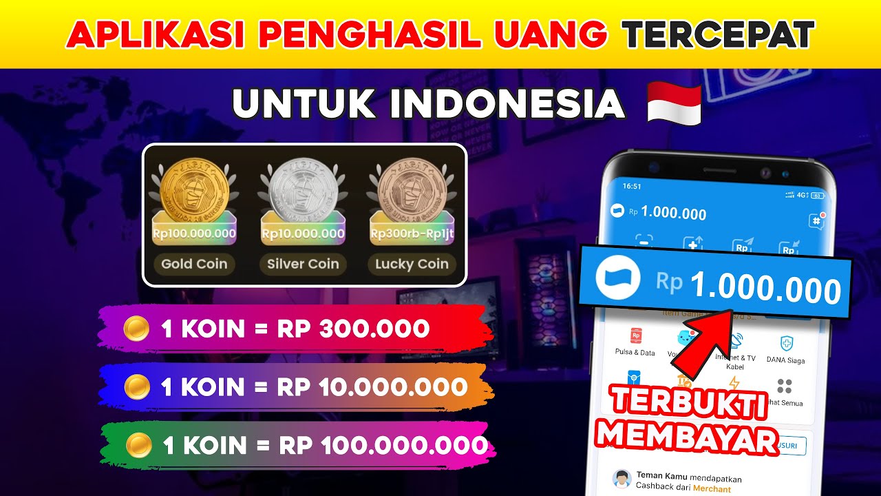 Aplikasi Penghasil Saldo Dana Tercepat 2025! Langsung Withdraw Hingga 10 Juta Rupiah Sudah Terbukti!