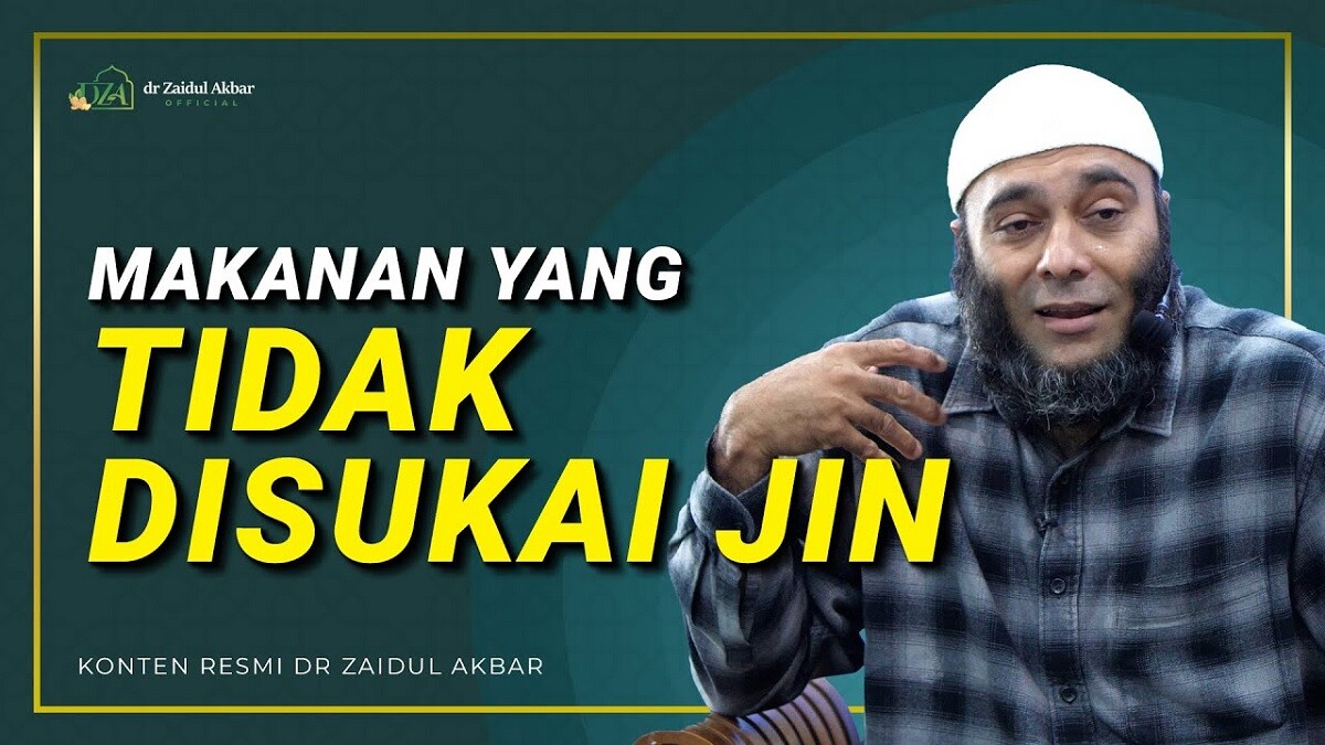 Inilah Beberapa Makanan yang Tidak Disukai Oleh Jin Menurut dr. Zaidul Akbar, Apa Saja?