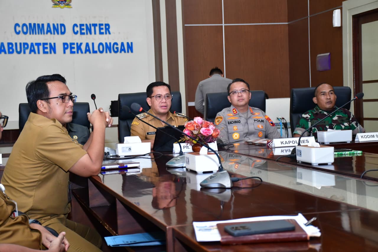 Plt Bupati Pekalongan Sukirman Pimpin Rakor Forkopimda, Bahas Persiapan Mudik dan Stabilitas Jelang Idul Fitri