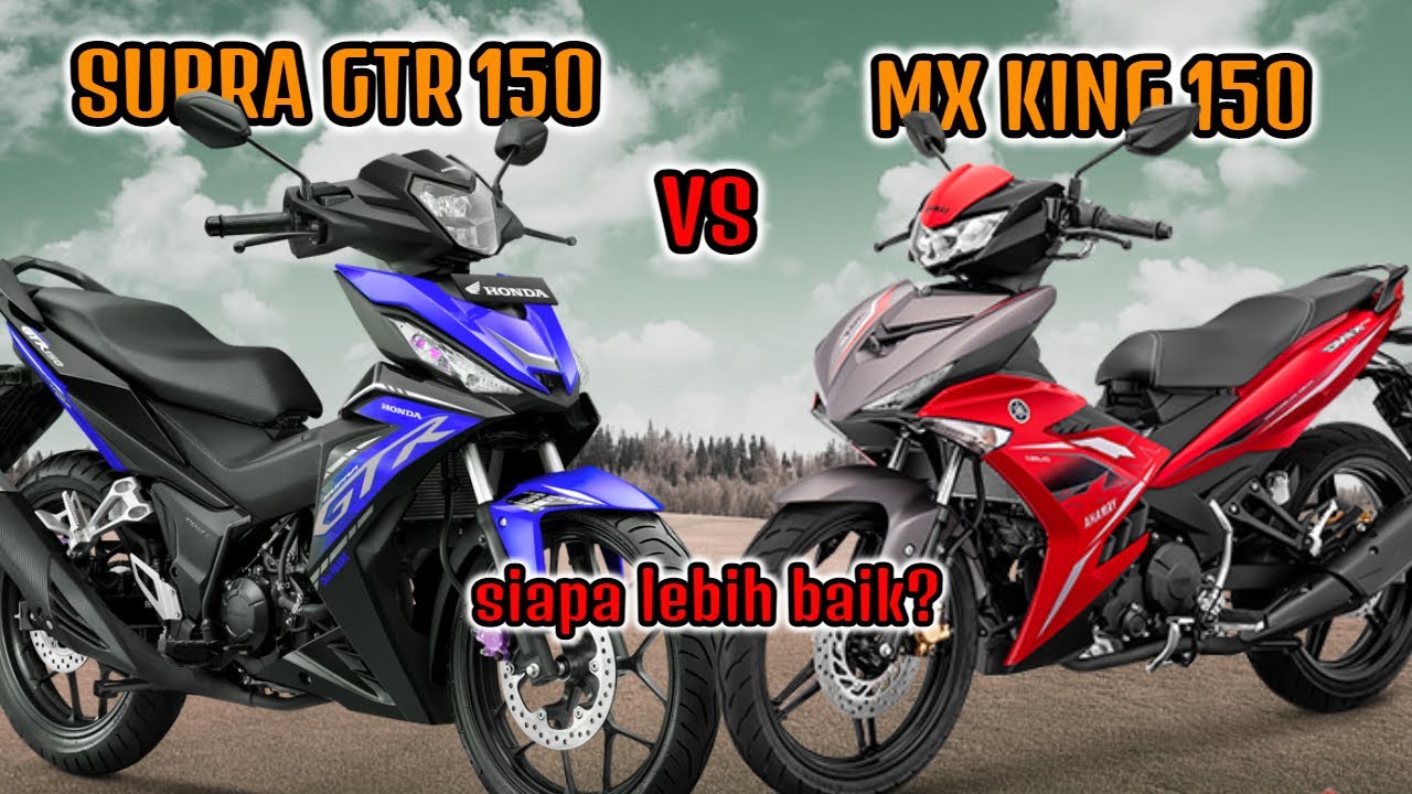 Pertarungan Motor Bebek! Honda Supra GTR 150 Vs Yamaha Jupiter MX King Sebagai Motor Ojek Online, Unggul Mana?