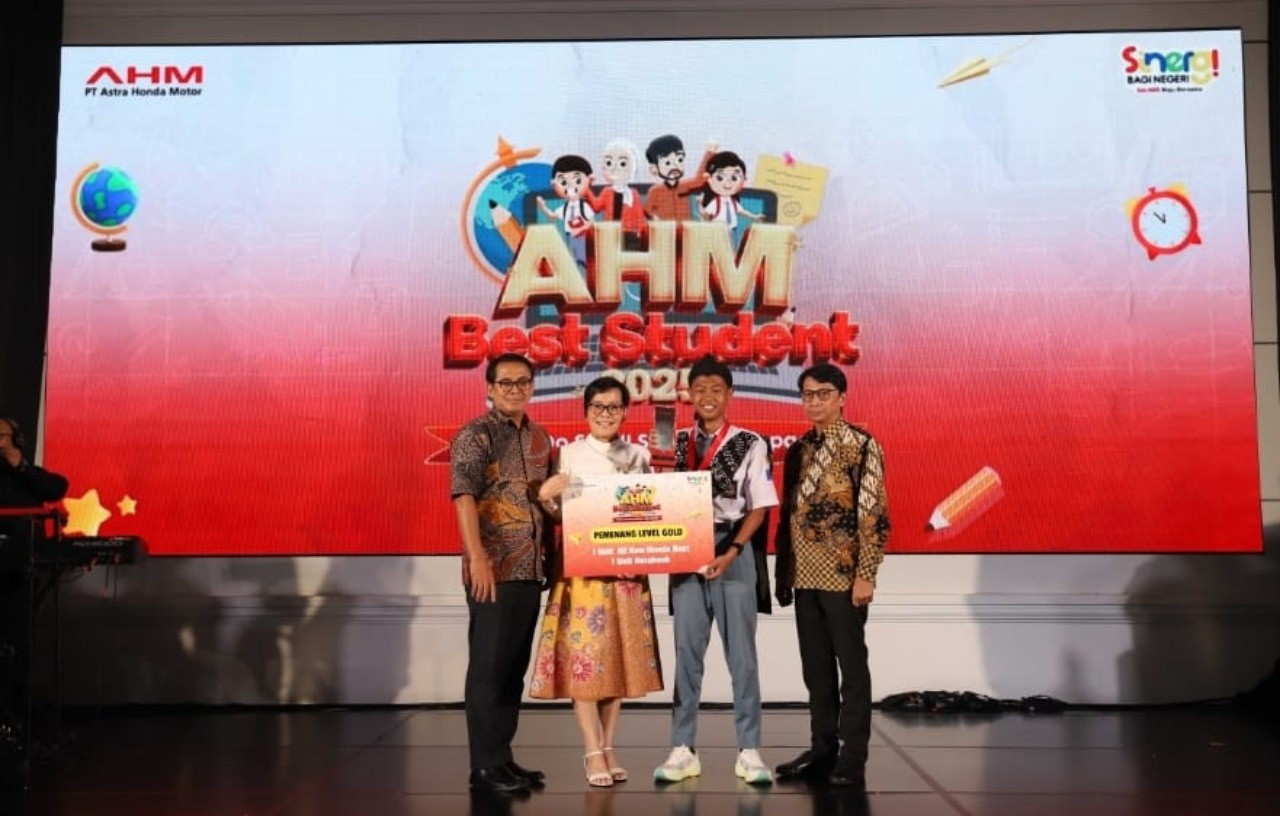 Refan Enggi, Pelajar SMK Binaan Astra Motor Jateng Juara Pertama AHM Best Student 2025