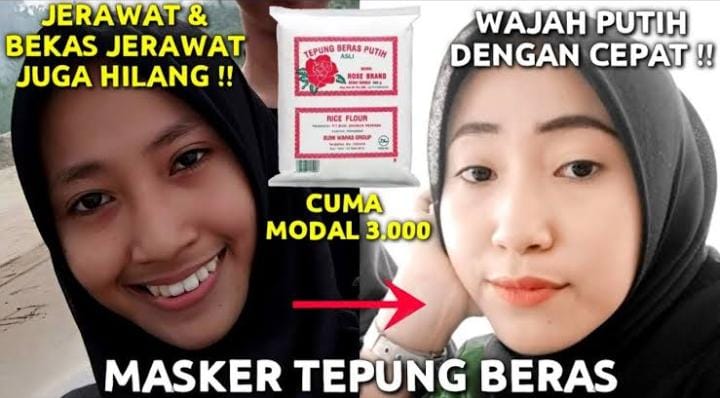 Apakah Tepung Beras Ampuh untuk Memutihkan Wajah dan Flek Hitam? Begini Tips Meraciknya yang Benar