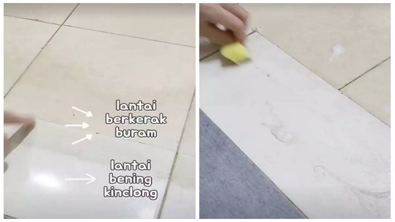 Trik Mengatasi dan Membersihkan Lantai Keramik Dekil dan Berkerak, Cuma Pakai 1 Bahan Dapur