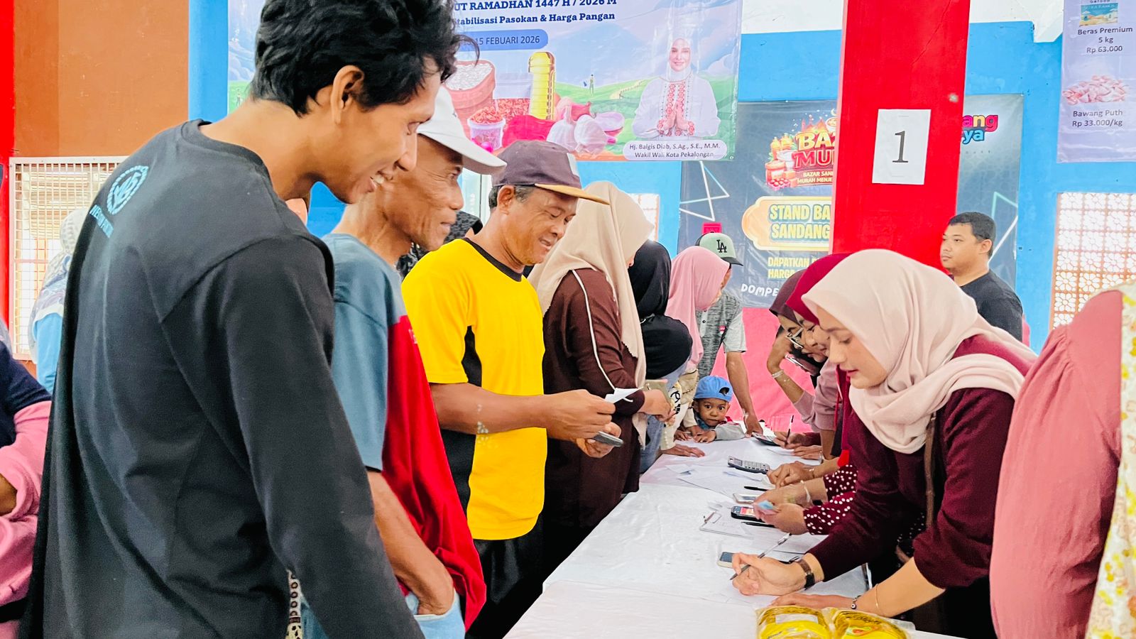 GPM dalam Bazar Murah Pekalongan, Sinergi Jaga Stabilitas Pangan Jelang Ramadan