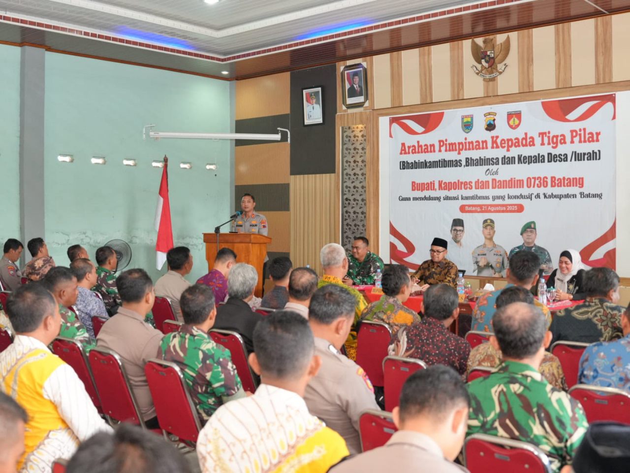 Tiga Pilar Batang Diminta Dampingi Masyarakat agar Aman dan Ekonomi Meningkat