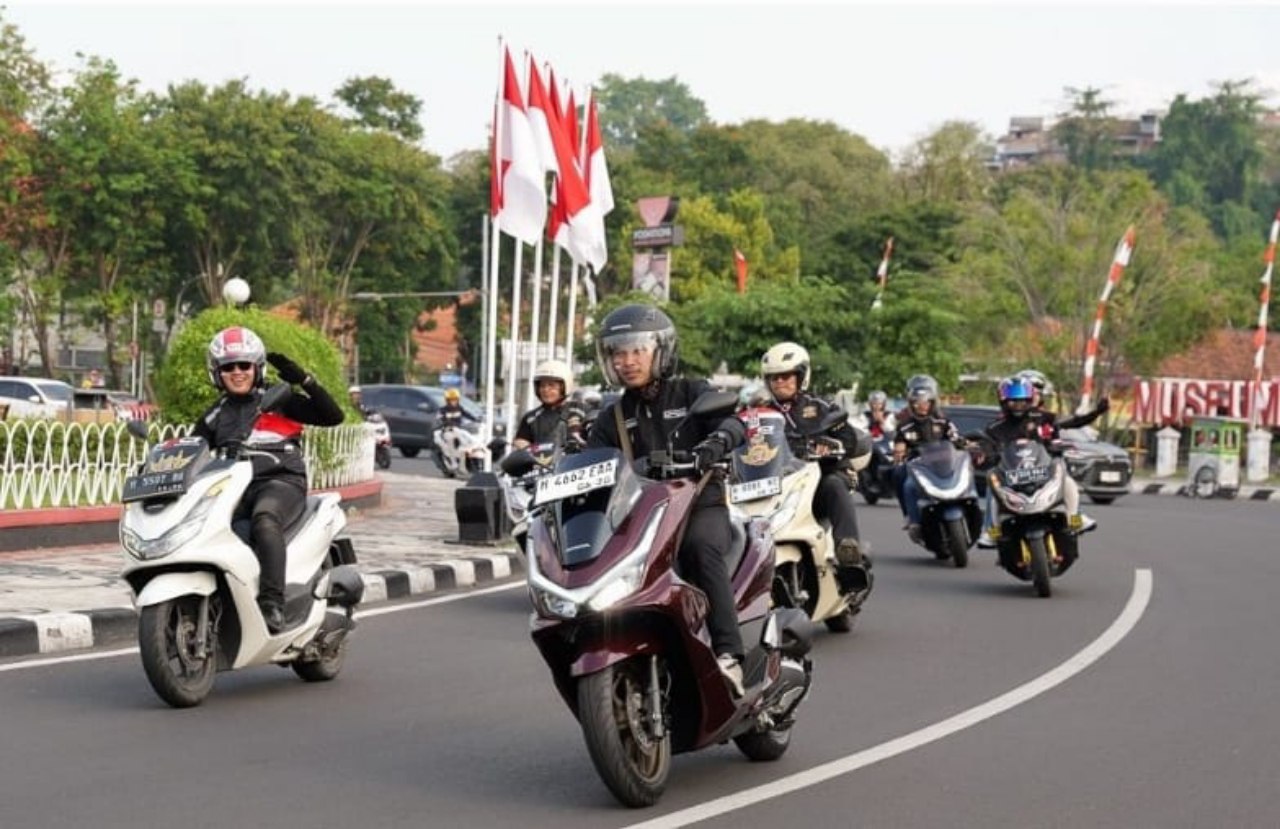 Honda PCX Gelar Convoy Merdeka Merah Putih
