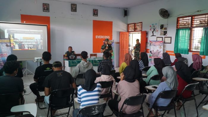 TNI AD Rekrut Lulusan SMK Jurusan Pertanian, Kodim Pekalongan Sosialisasikannya di SMK Diponegoro