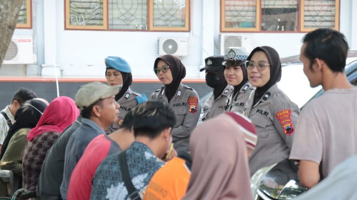 Polres Pekalongan Amankan Audiensi Pedagang Pasar Desa Mrican di DPRD Kabupaten Pekalongan