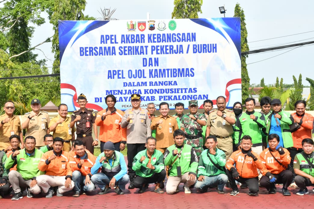 Wakil Bupati Pekalongan Sukirman Ajak Serikat Pekerja dan Ojol Jaga Kondusivitas Daerah