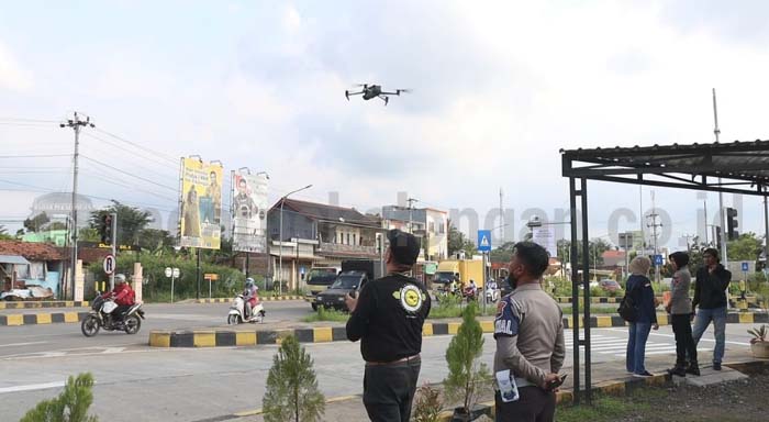 Polda Jateng Uji coba ETLE Drone di wilayah Kabupaten Pekalongan