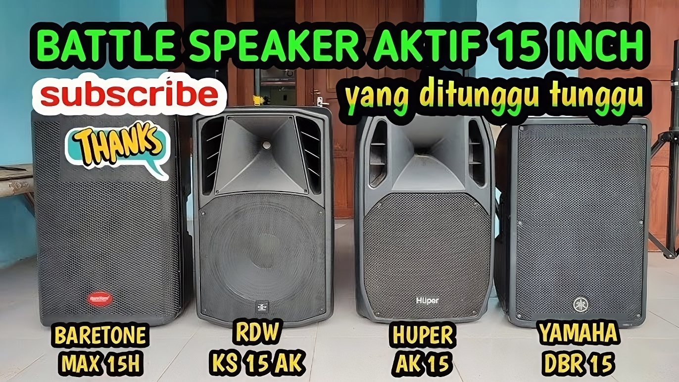 Hiburan Makin Seru! Simak 5 Speaker Aktif 15 Inch Terbaik untuk Pesta dan Karaoke