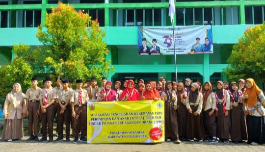 MTs Salafiyah Wiradesa Bekerjasama Puskesmas Wiradesa Sosialisasikan Pencegahan Kekerasan dan TPPO