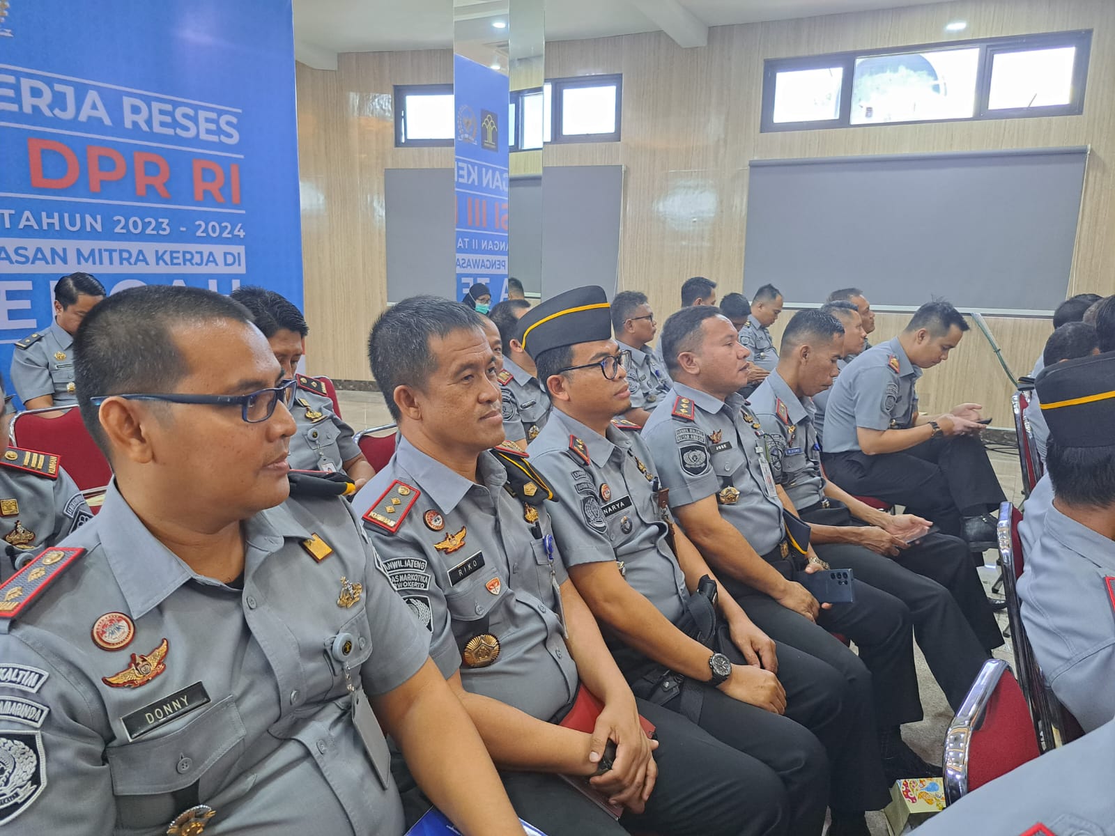Karupbasan Pekalongan Hadiri Kunjungan Kerja Reses Komisi III DPR RI di Kanwil Kemenkumham Jateng