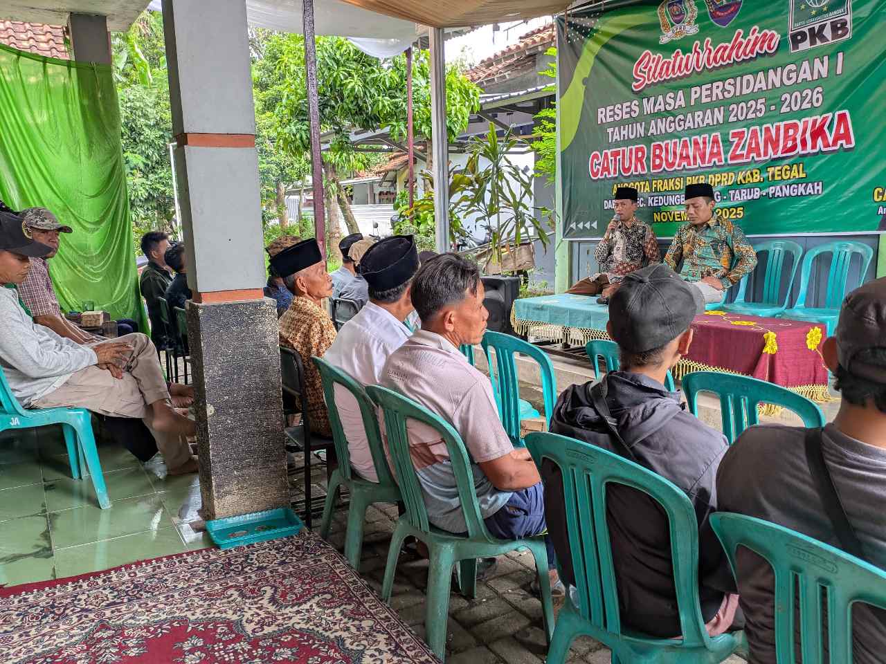 Lima Aspirasi Mengemuka di Reses Catur Buana Zanbika, Warga Tarub Minta Perbaikan Jalan hingga Irigasi