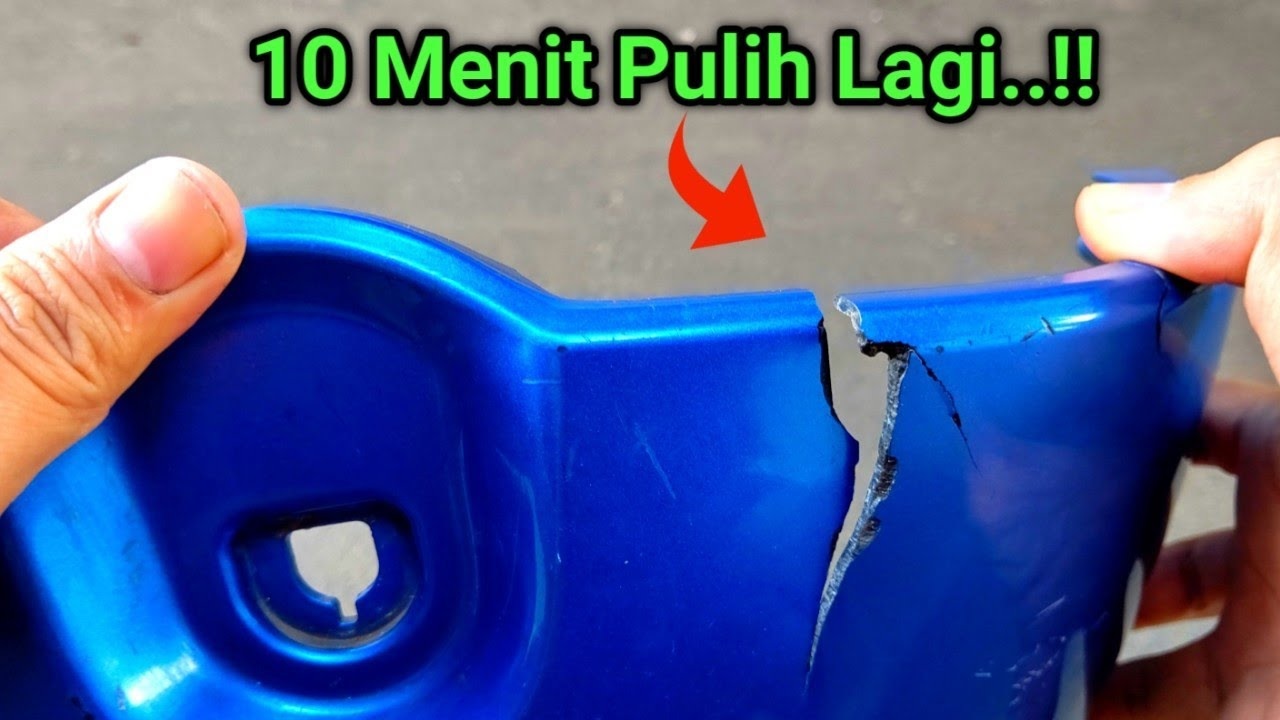 Ini Rahasianya! 2 Trik Ampuh Memperbaiki Body Motor Patah atau Pecah Tanpa Harus Beli Baru