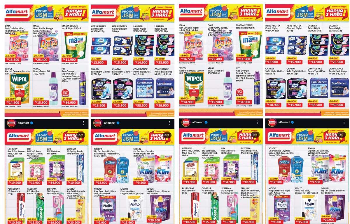 Heboh! Promo JSM Alfamart Terbaru Mei 2025, Banjir Diskon Kebutuhan Harian Hanya 3 Hari Saja!