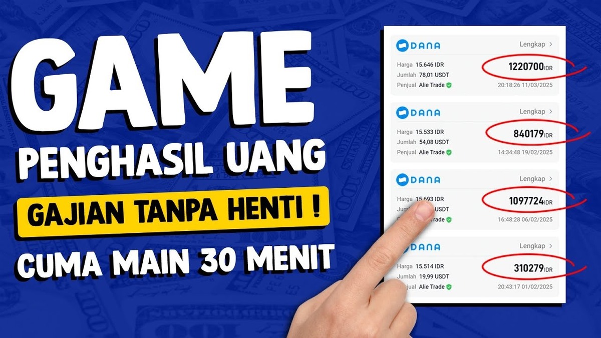 Cara Menghasilkan Uang dari Game Penghasil Saldo DANA 2025 yang Terbukti Membayar Hingga Rp1.200.000