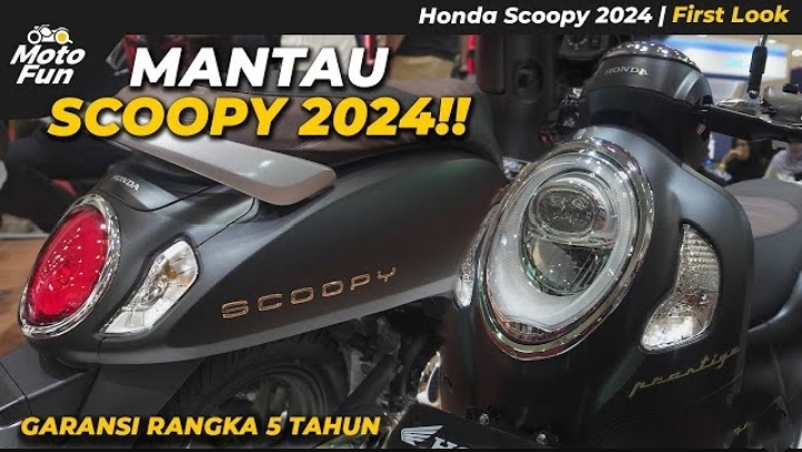 Skutik Retro New Honda Scoopy 2024, Miliki Tampilan Baru dengan Desain yang Memikat