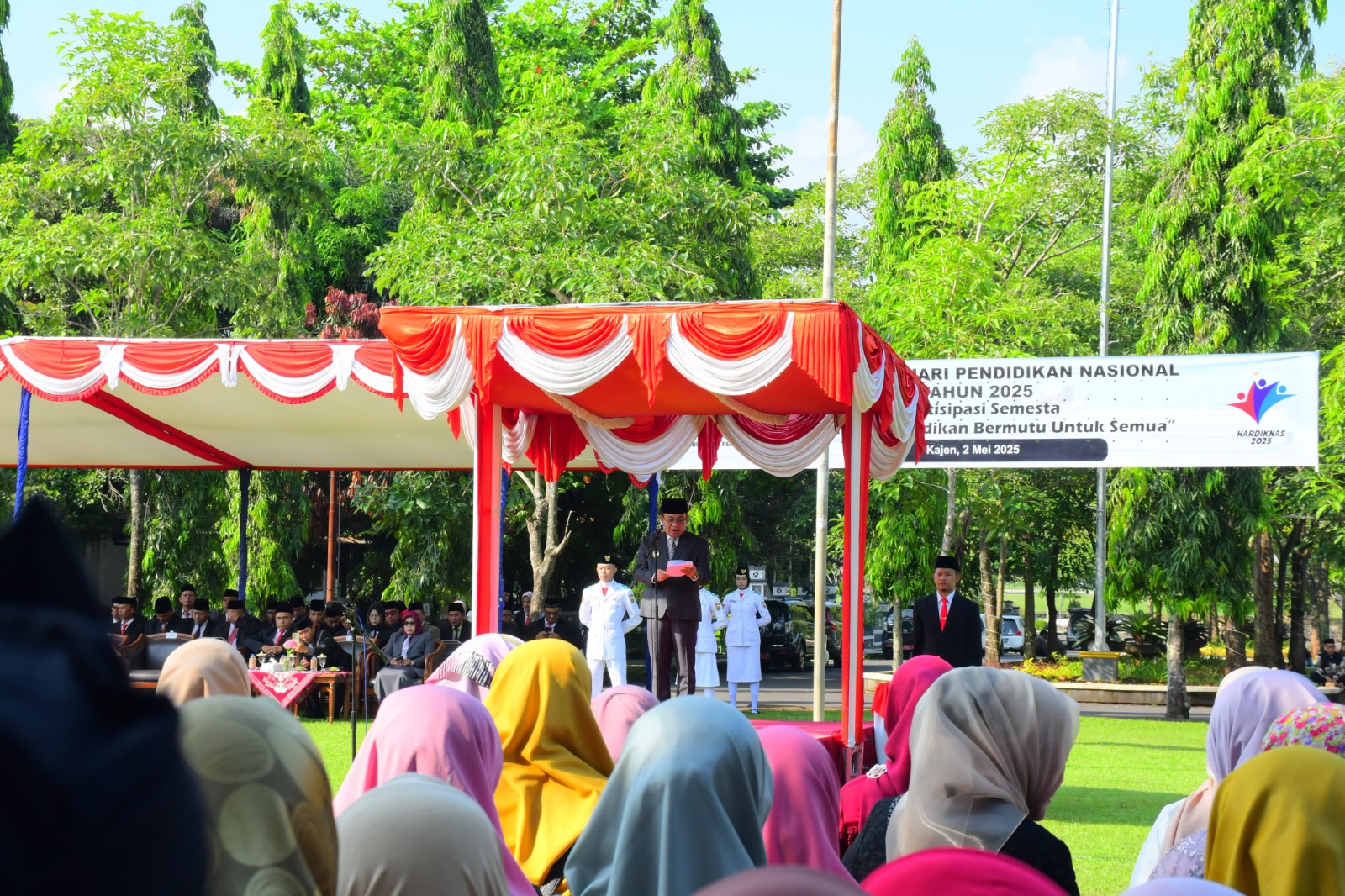 Hardiknas 2025, Wakil Bupati Sukirman Ajak Semua Elemen Dukung Kemajuan Dunia Pendidikan