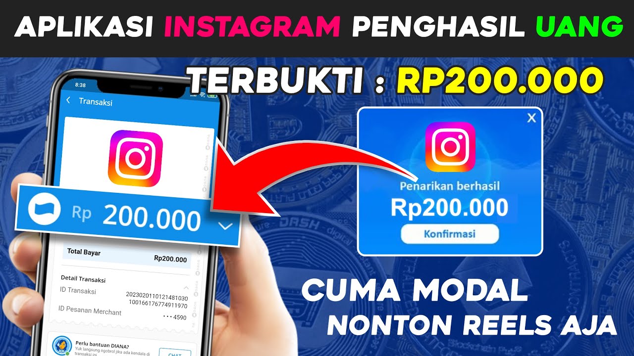 Modal Nonton Reels Instagram 10 Detik Langsung Dibayar! Aplikasi Penghasil Uang dan Saldo Dana Terbaru