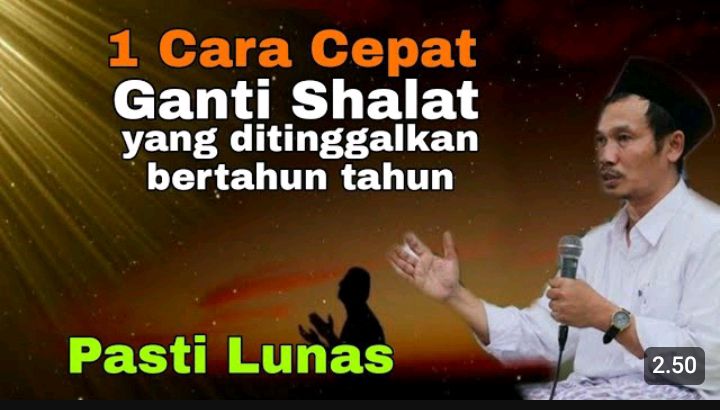 Satu Cara Ini Bisa Menebus Utang Sholat Meski Sudah Ditinggalkan Bertahun-tahun, Kata Gus Baha