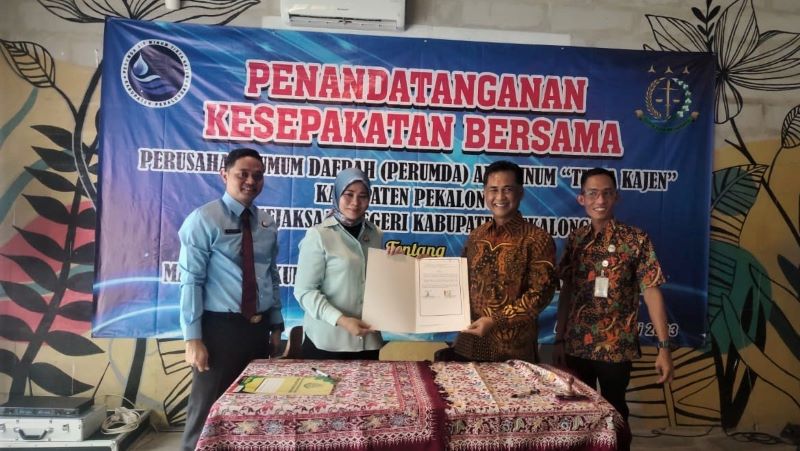 PDAM Kabupaten Pekalongan Perpanjang Kerjasama dengan Kejaksaan, Ini Alasannya