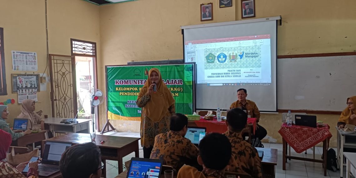 KKG PAI Wiradrsa Selenggarakan Praktik Baik Penyusunan Rubrik Observasi Kinerja Guru dan Kepala Sekolah