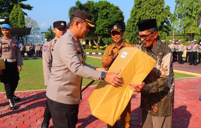 Satkamling Desa Sinangohprendeng Raih Juara Pertama, Lomba Satkamling Polres Pekalongan