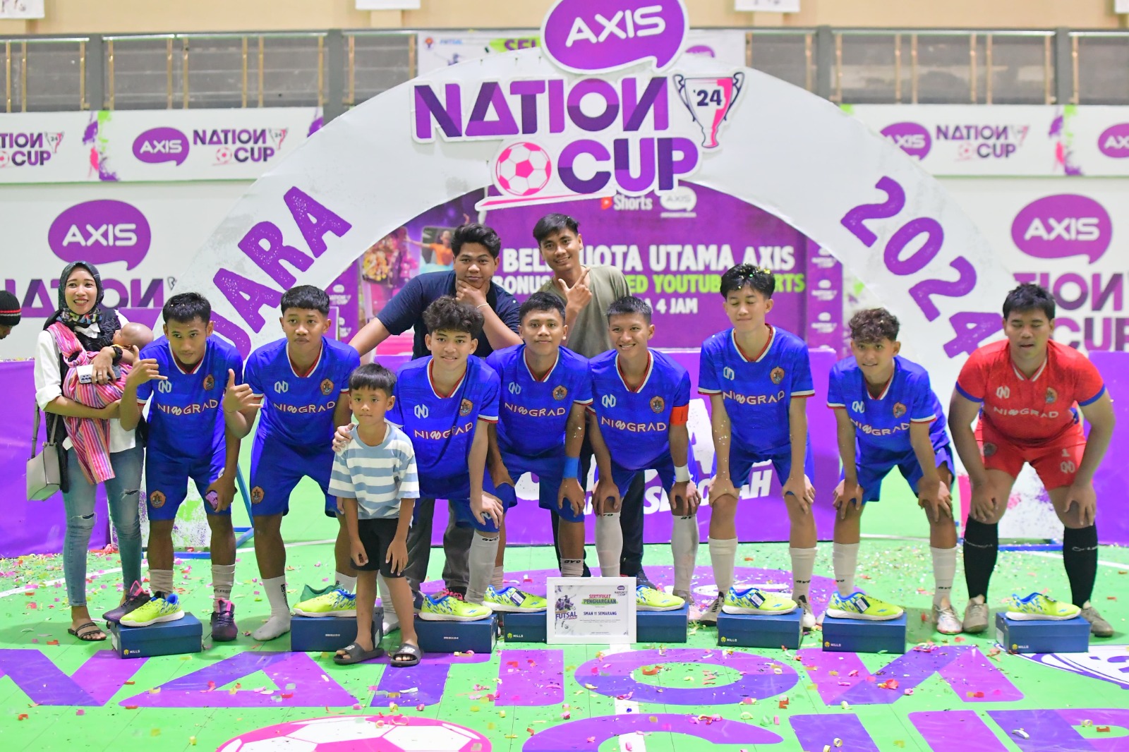 AXIS Nation Cup 2024 SMAN 11 Semarang Melangkah ke Grand Final Kalahkan Ratusan Tim Sekolah dari Jabar, Jateng