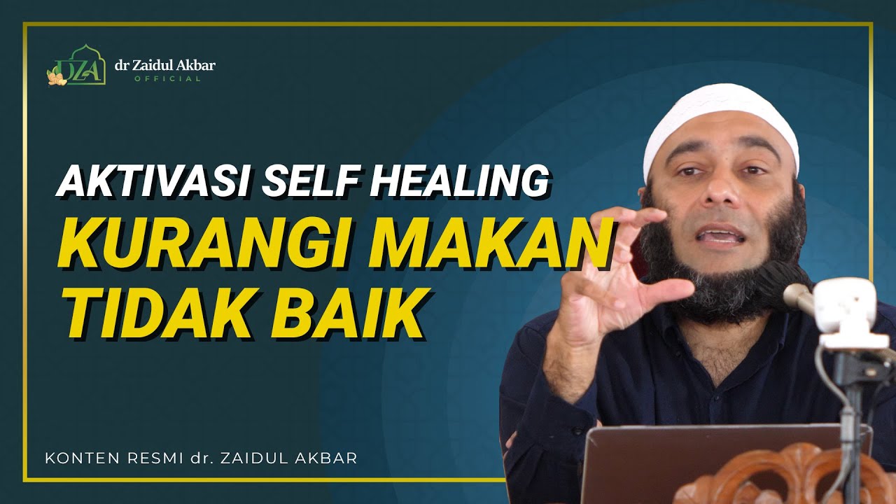 Self Healing: Melakukan Self Healing dengan Mengatur Makanan Menurut dr Zaidul Akbar, Bagaimana Caranya?