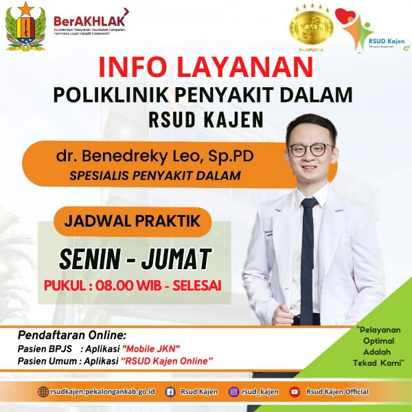 RSUD Kajen Buka Layanan Poliklinik Penyakit Dalam